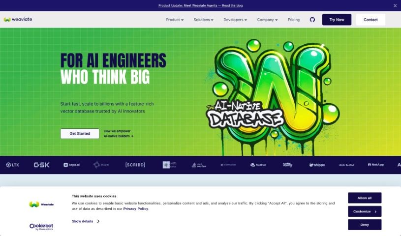 Screenshot of Weaviate