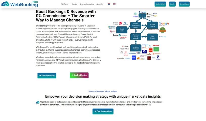Screenshot of WebBookingPro