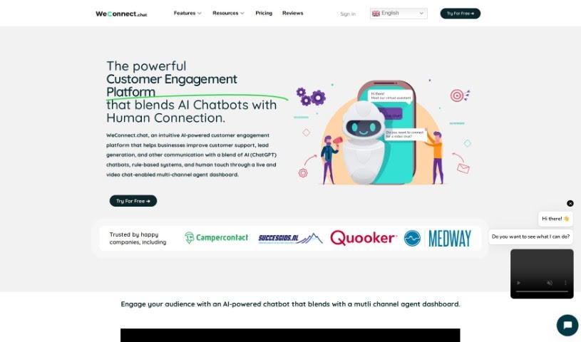 Screenshot of Weconnect.chat