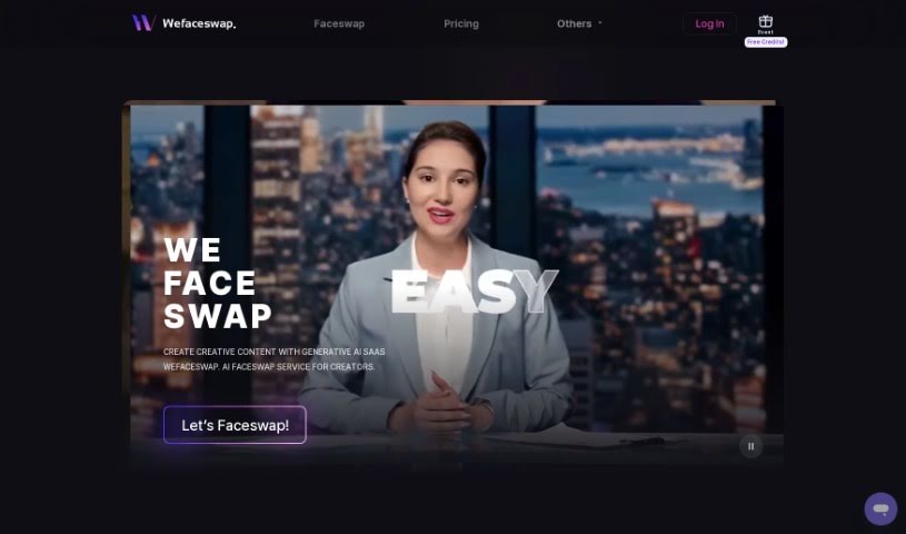 Screenshot of Wefaceswap