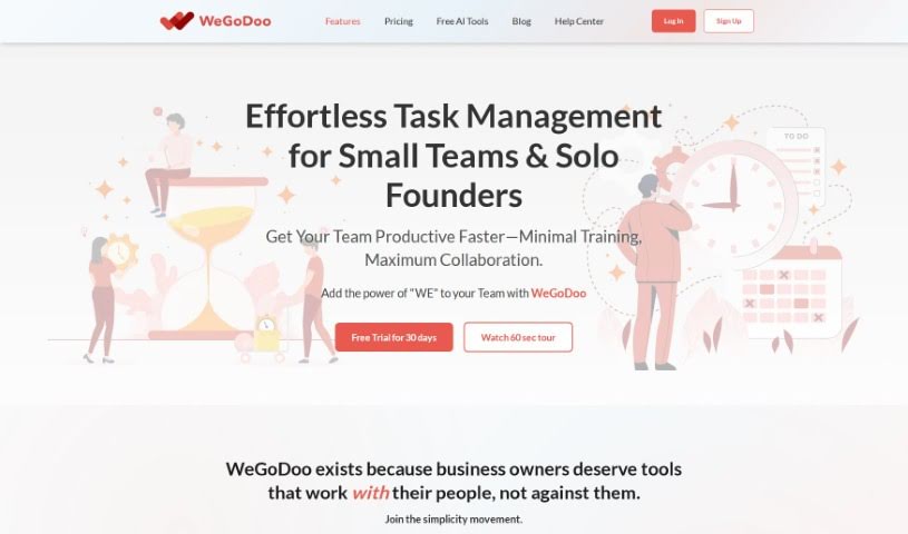 Screenshot of WeGoDoo