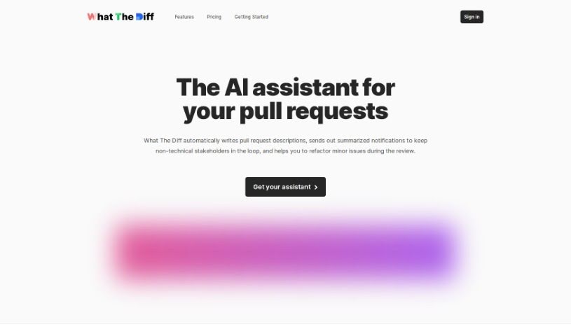 Screenshot of What The Diff