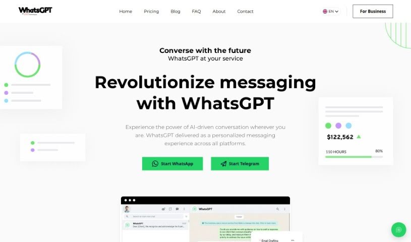 Screenshot of WhatsGPT