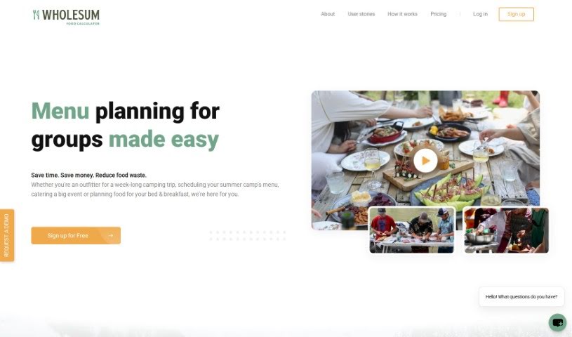 Screenshot of Wholesum