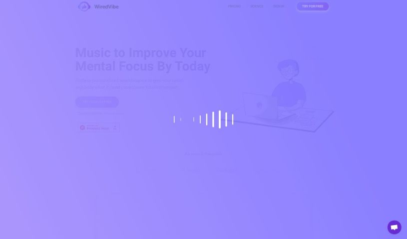 Screenshot of WiredVibe