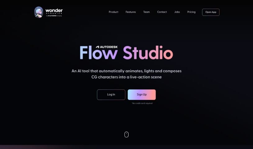 Screenshot of Wonder Dynamics