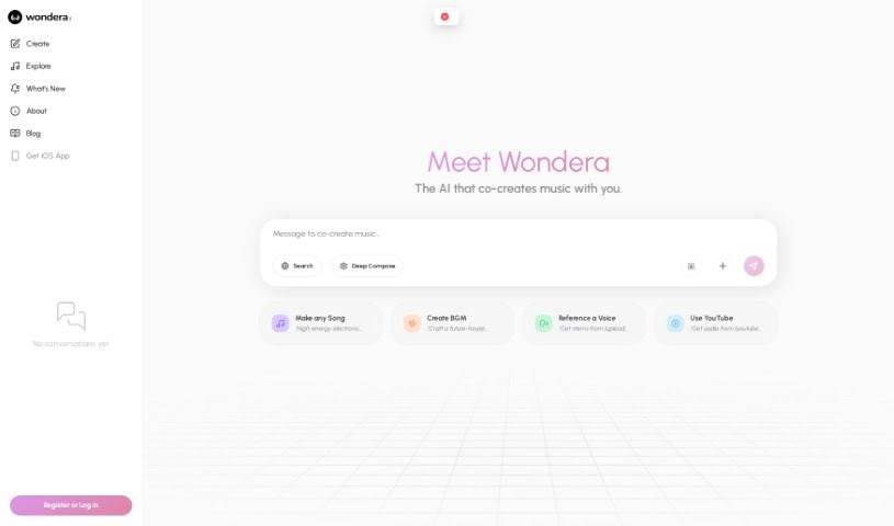 Screenshot of Wondera
