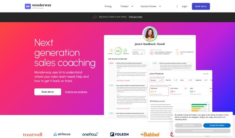 Screenshot of Wonderway