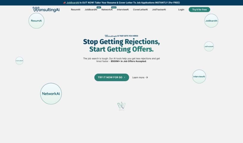 Screenshot of Wonsulting AI