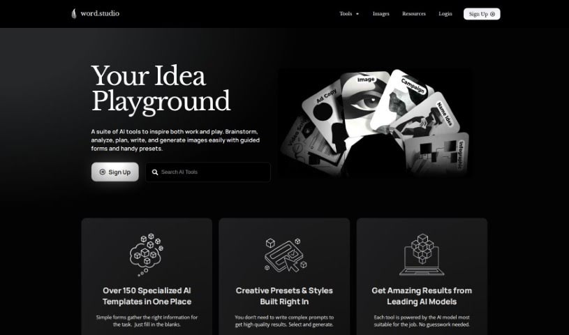 Screenshot of Word Studio