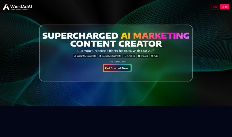 Screenshot of WordAdAI