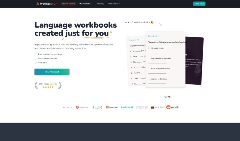 Screenshot of WorkbookPDF