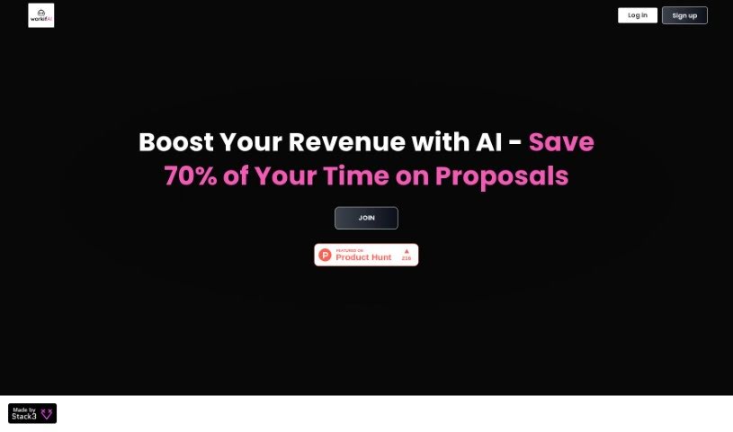 Screenshot of workifAI