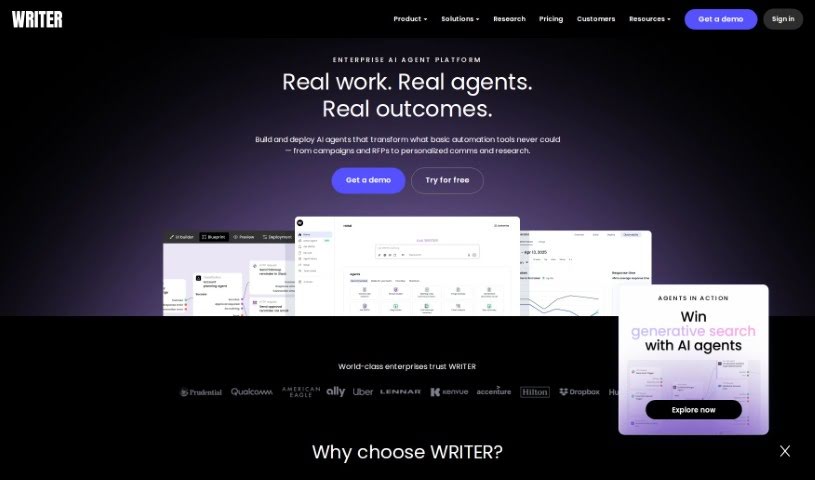 Screenshot of Writer