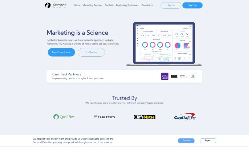 Screenshot of Xamtac
