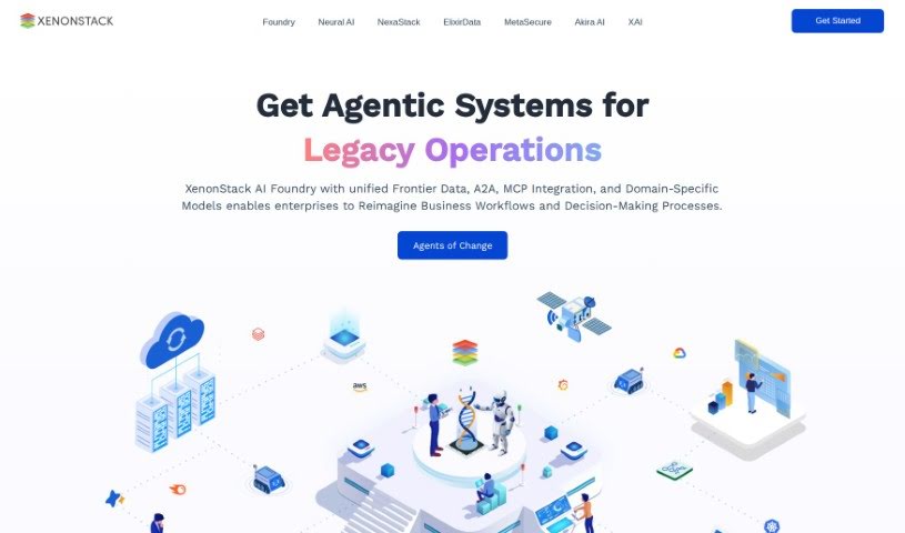 Screenshot of XenonStack