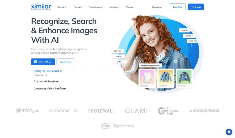 Screenshot of Ximilar