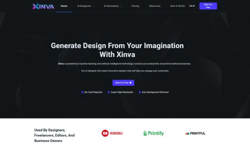 Screenshot of Xinva AI