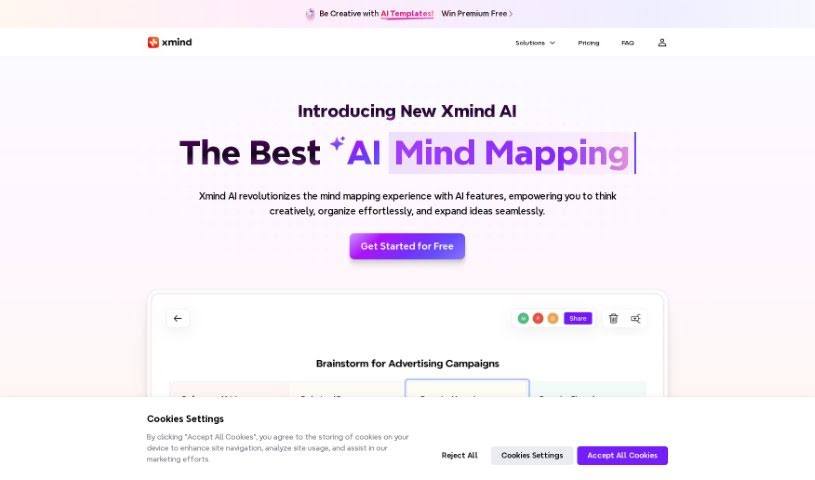 Screenshot of Xmind AI
