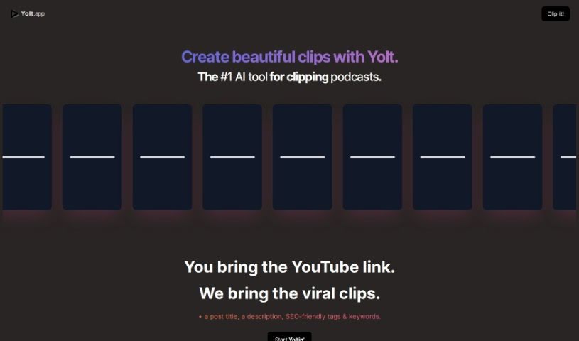 Screenshot of Yolt