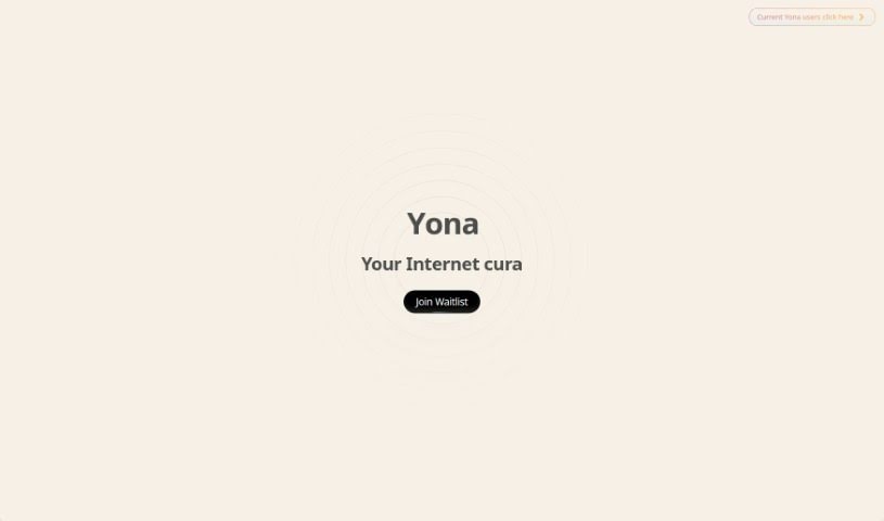 Screenshot of Yona