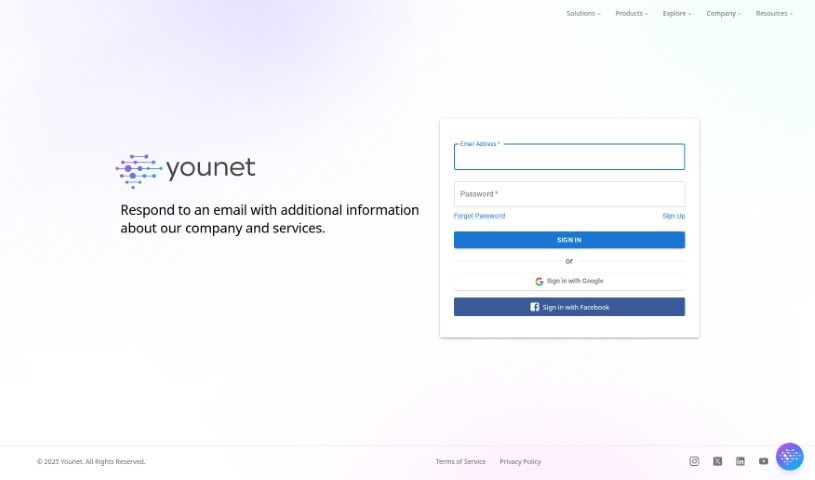 Screenshot of Younet AI
