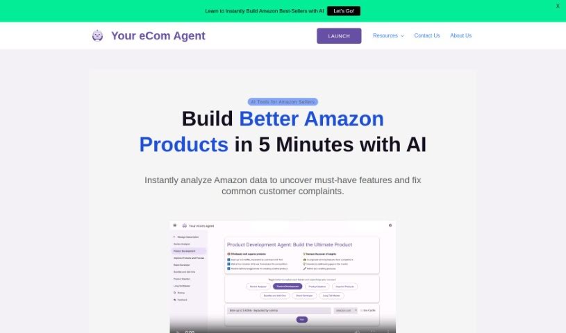 Screenshot of Your Ecom Agent