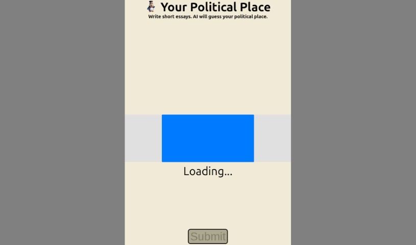 Screenshot of Your Political Place