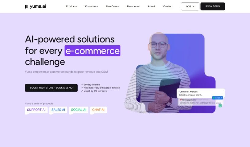 Screenshot of Yuma AI