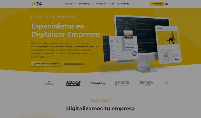 Screenshot of z4 studios