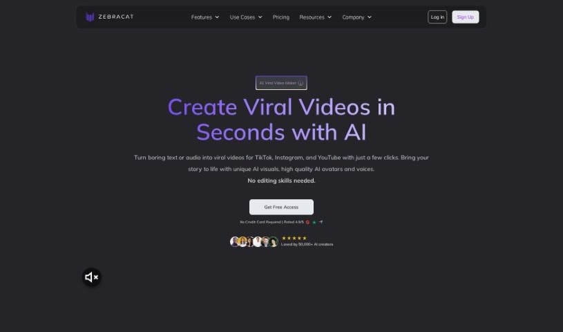 Screenshot of Zebracat