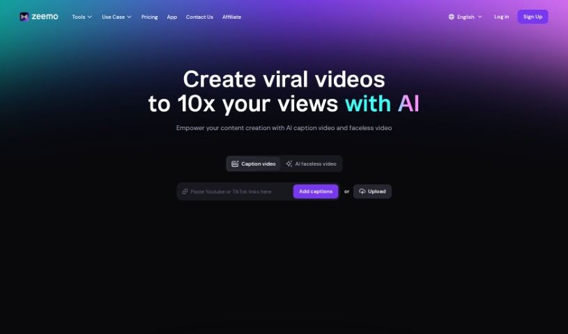 Screenshot of Zeemo AI