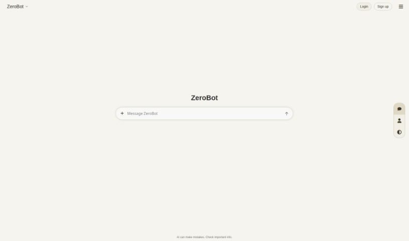 Screenshot of Zerobot