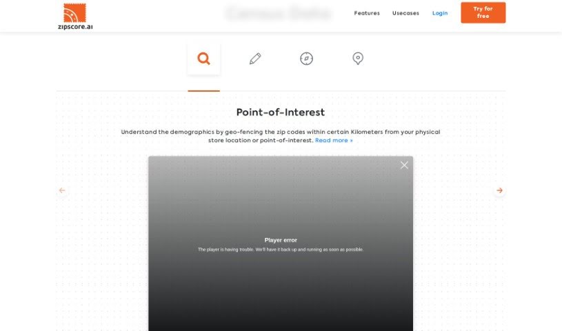 Screenshot of Zipscore