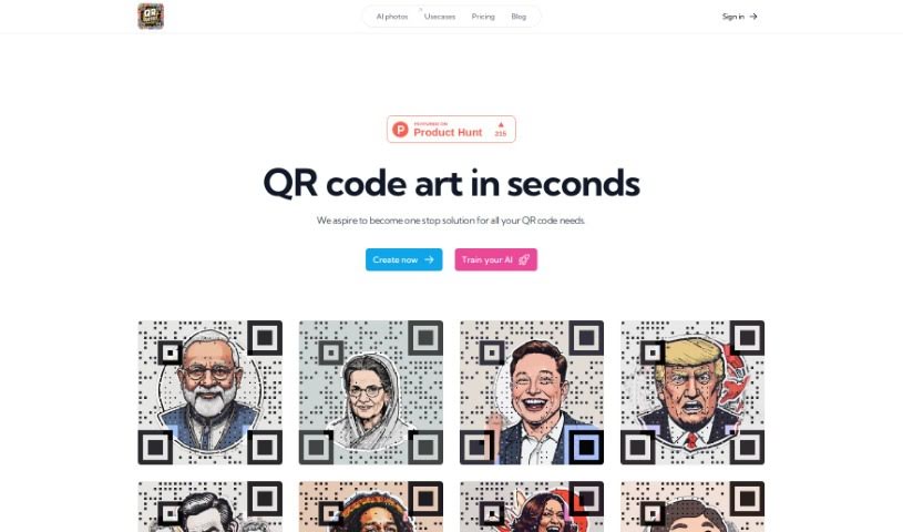 Screenshot of Zust QR